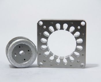 广东台扇电机铁芯冲片厂家 74*74方角中槽定转子