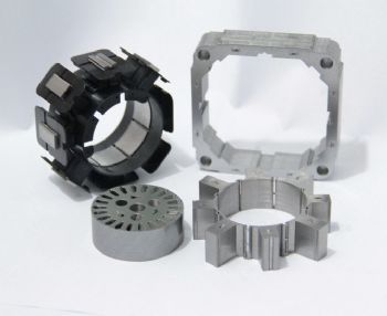 风扇电机 电容感应电机冲片 78*78外绕铁芯